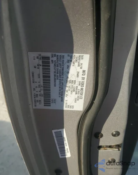 2008 Ford Explorer Xlt z USA, uszkodzony, nr VIN 1FMEU73E38UB06100